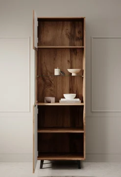 Vintar - Vitrinekast - Eiken - 60x42x183 cm