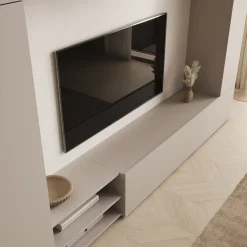 Virevano - Wandmeubel - Beige - 270x37x185 cm