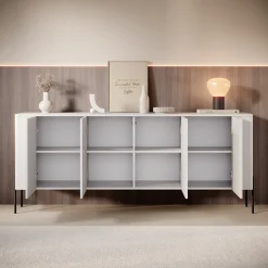 Vivi - Dressoir - Wit - 190x40x80 cm