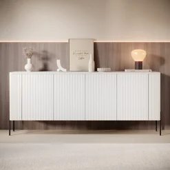 Vivi - Dressoir - Wit - 190x40x80 cm