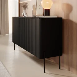 Vivi - Dressoir - Zwart - 150x40x80 cm