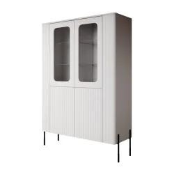 Vivi - Vitrinekast - Wit - 110x40x160 cm