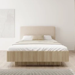 Voorne - Tweepersoonsbed - Eiken - 160x200 cm