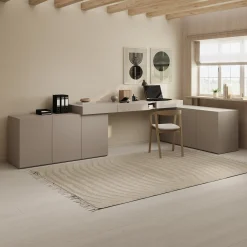 Whenua 4 - Bureau links - Beige - 338x141x79 cm