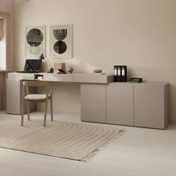 Whenua 3 - Bureau rechts - Beige - 321x55x79 cm