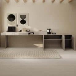 Whenua - Bureau links - Beige - 301x55x79 cm