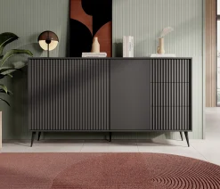 Winq - Dressoir - Antraciet - 179x40x98 cm