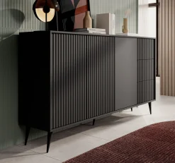 Winq - Dressoir - Antraciet - 179x40x98 cm
