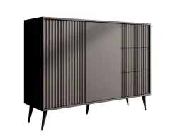 Winq - Dressoir - Antraciet - 135x40x98 cm