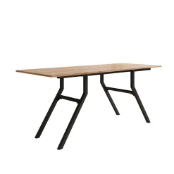Xalir - Salontafel uitschuifbaar tot eettafel - Eikenpatroon - 100x70x