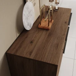 Xiano - Dressoir - Donker eikenpatroon - 104x40x80 cm