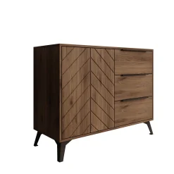 Xiano - Dressoir - Donker eikenpatroon - 104x40x80 cm