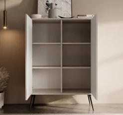 Zakari - Dressoir - Beige - 103x39x129 cm